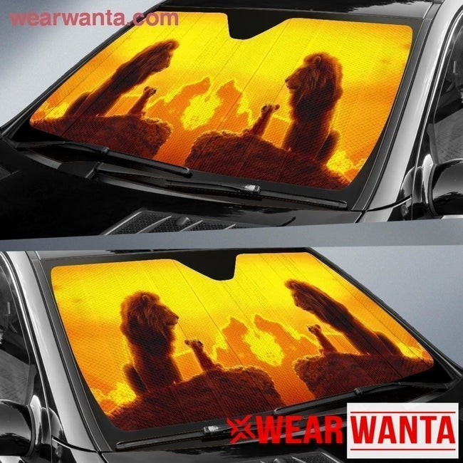 Mufasa & Simba 2019 Lion King Car Sun Shade-Gear Wanta
