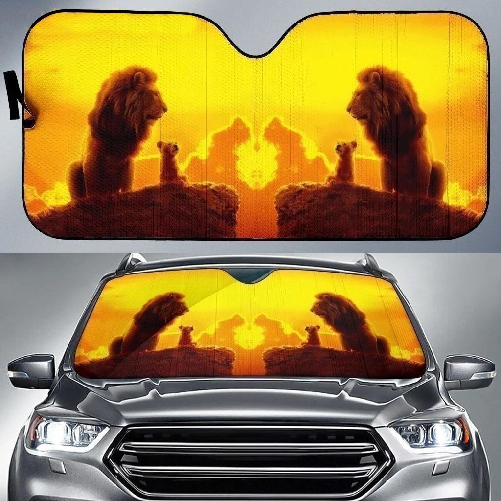 Mufasa & Simba 2019 Lion King Car Sun Shade-Gear Wanta