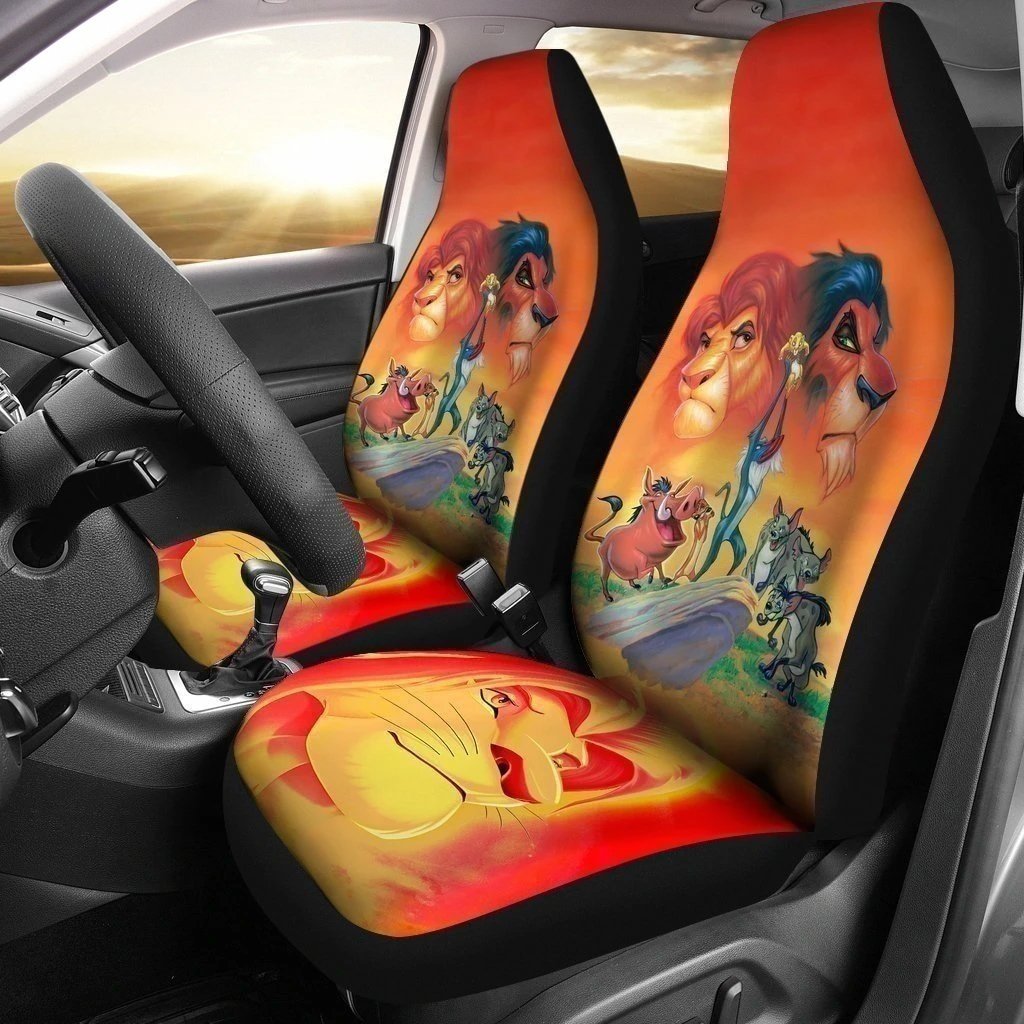 Mufasa Vs Scar The Lion King Car Seat Covers LT03#N# #TAB##N# #N ...