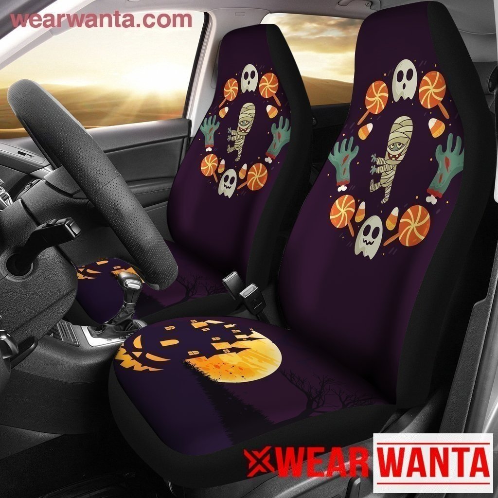 Mummy Halloween Car Seat Covers-Gear Wanta