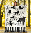 Music Yorkshire Dog Fleece Blanket-Gear Wanta