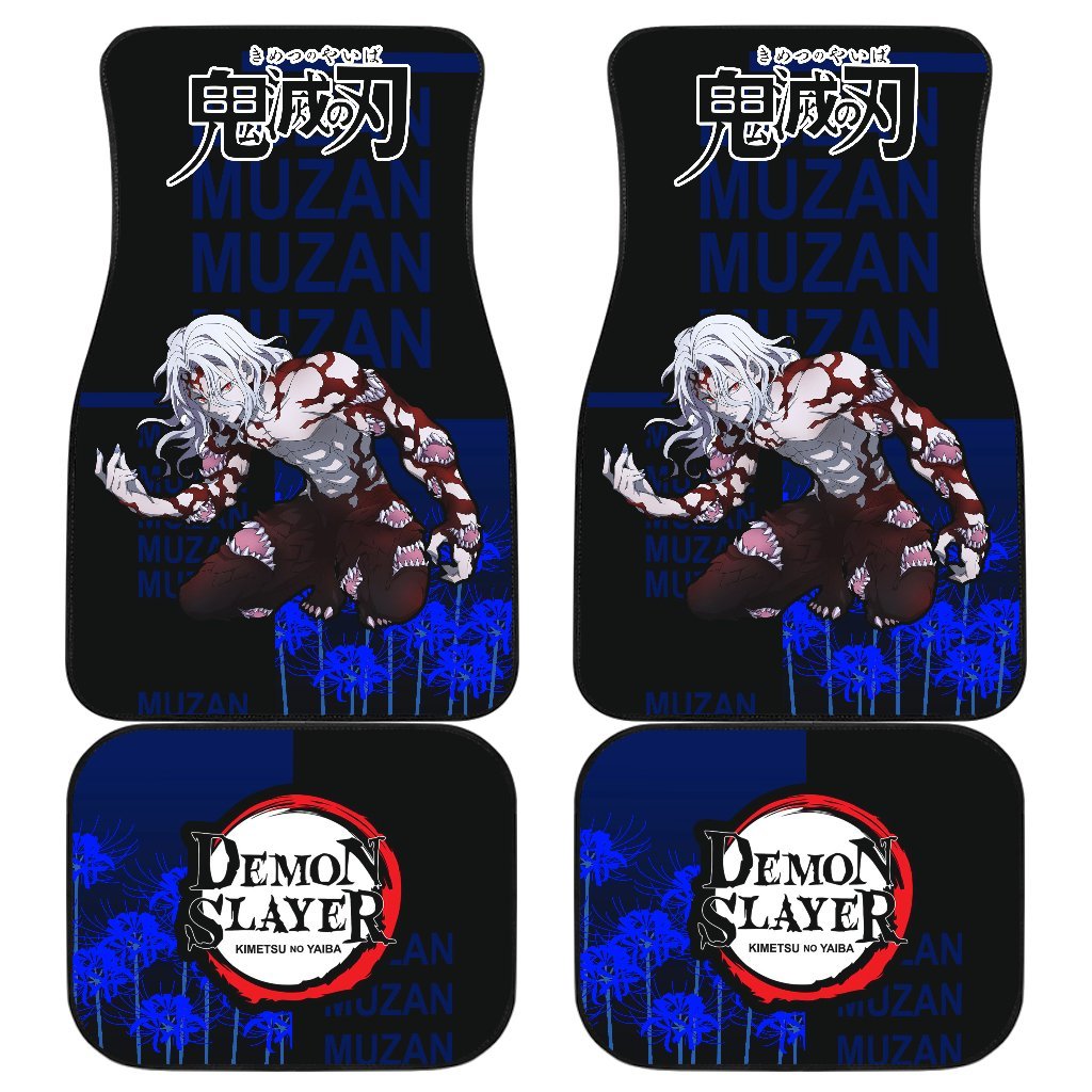 Muzan Demon Slayer Car Floor Mats Gift Anime-Gear Wanta