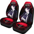 Muzan Demon Slayer Under The Moon Car Seat Covers Custom Anime Car Accessories-Gear Wanta
