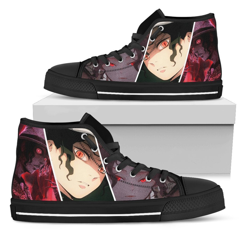 Muzan Sneakers Demon Slayer High Top Shoes Anime Fan MN19-Gear Wanta