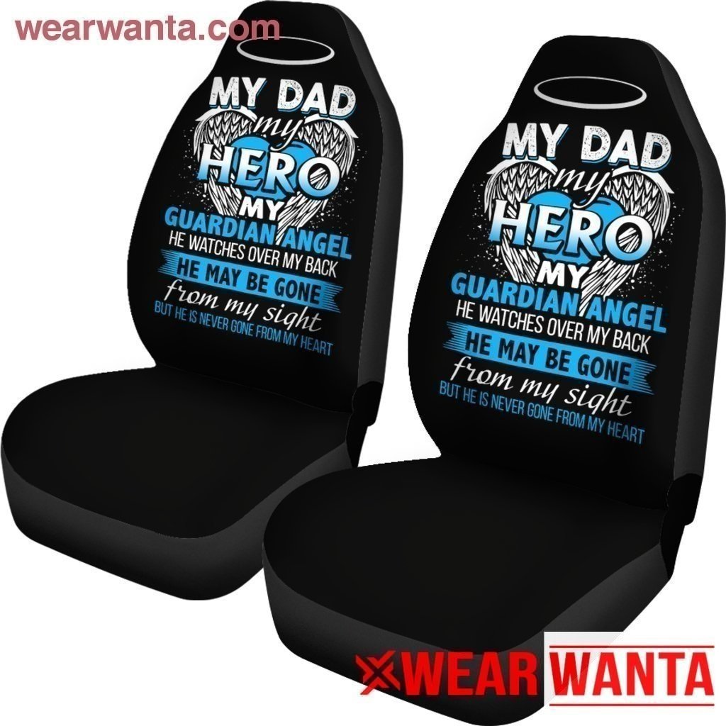 My Dad My Hero My Guardian Angel Car Seat Covers Memorial MN05-Gear Wanta