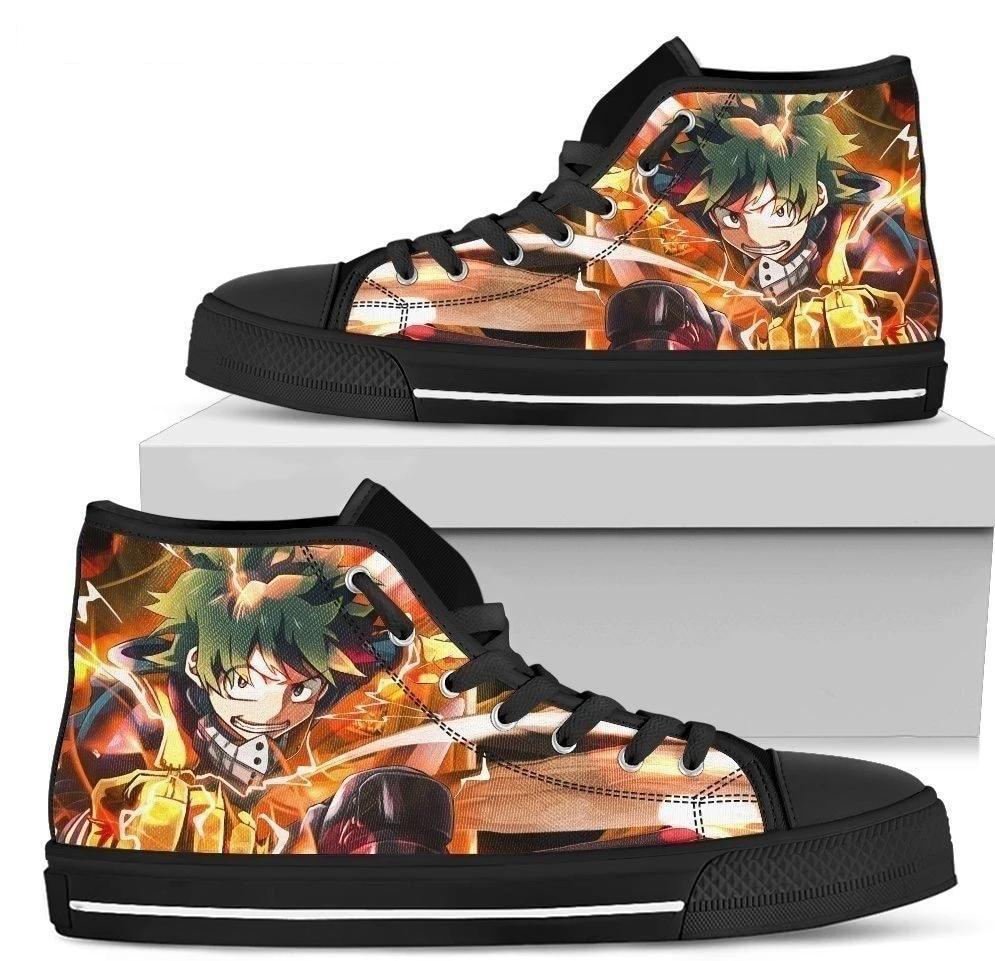 My Hero Academia Izuku Midoriya Sneakers High Top Custom Anime Shoes-Gear Wanta