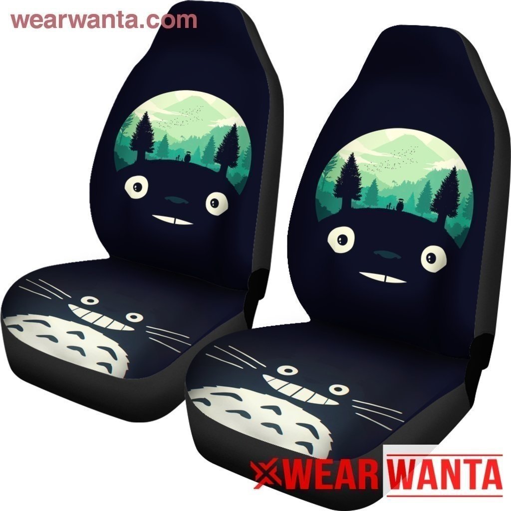 My Neighbor Totoro Black Design Car Seat Covers LT03-Gear Wanta