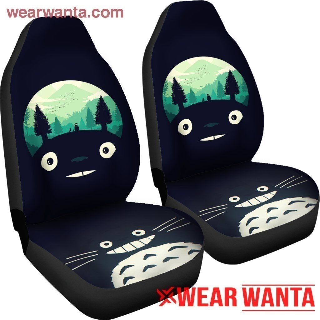 My Neighbor Totoro Black Design Car Seat Covers LT03-Gear Wanta