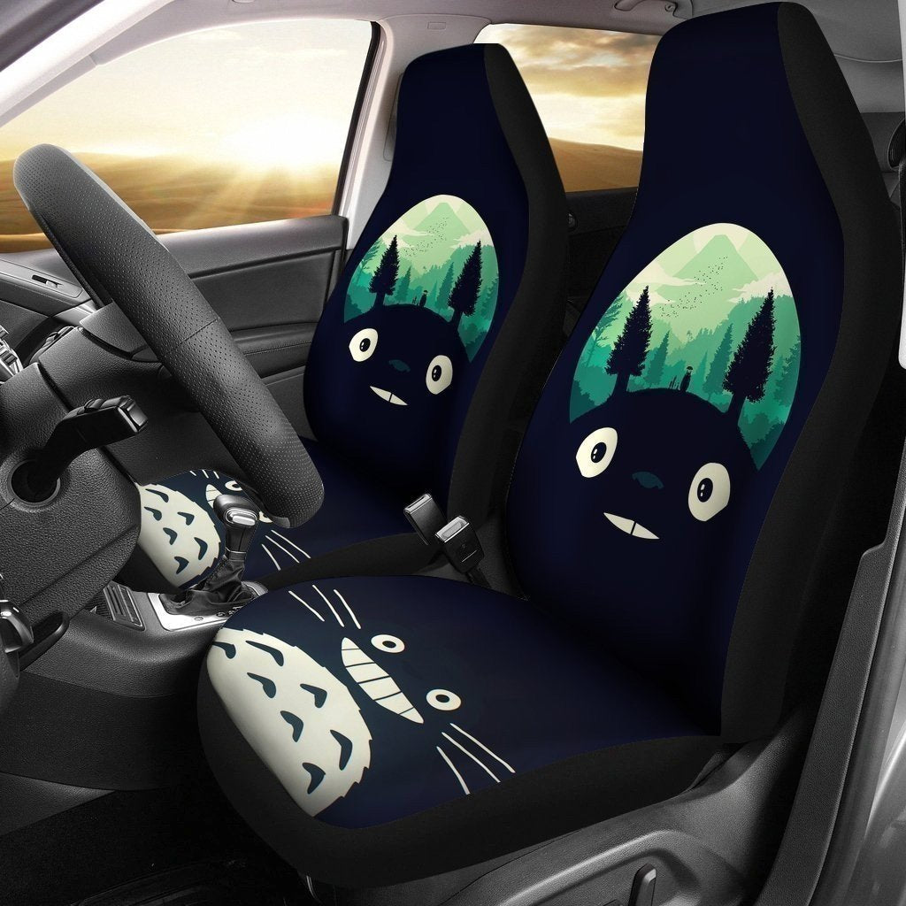 My Neighbor Totoro Black Design Car Seat Covers LT03-Gear Wanta