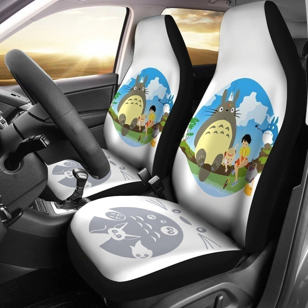 My Neighbor Totoro Sitting On Branch Car Seat Covers LT03-Gear Wanta