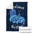 My Patrous Is Sloth Fleece Blanket Funny Gift Idea-Gear Wanta