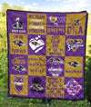 My Team Baltimore Ravens Quilt Blanket For Custom-Gear Wanta