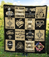 My Team New Orleans Saints Quilt Blanket For Custom-Gear Wanta