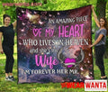 My Wife An Amazing Piece Of My Heart Lives In Heaven Blanket-Gear Wanta