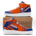 NY Islanders Air Mid Shoes Custom Hockey Sneakers Fans-Gear Wanta