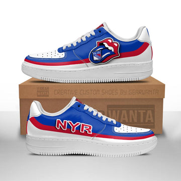 NY Rangers Sneakers Custom Force Shoes Sexy Lips For Fans-Gear Wanta