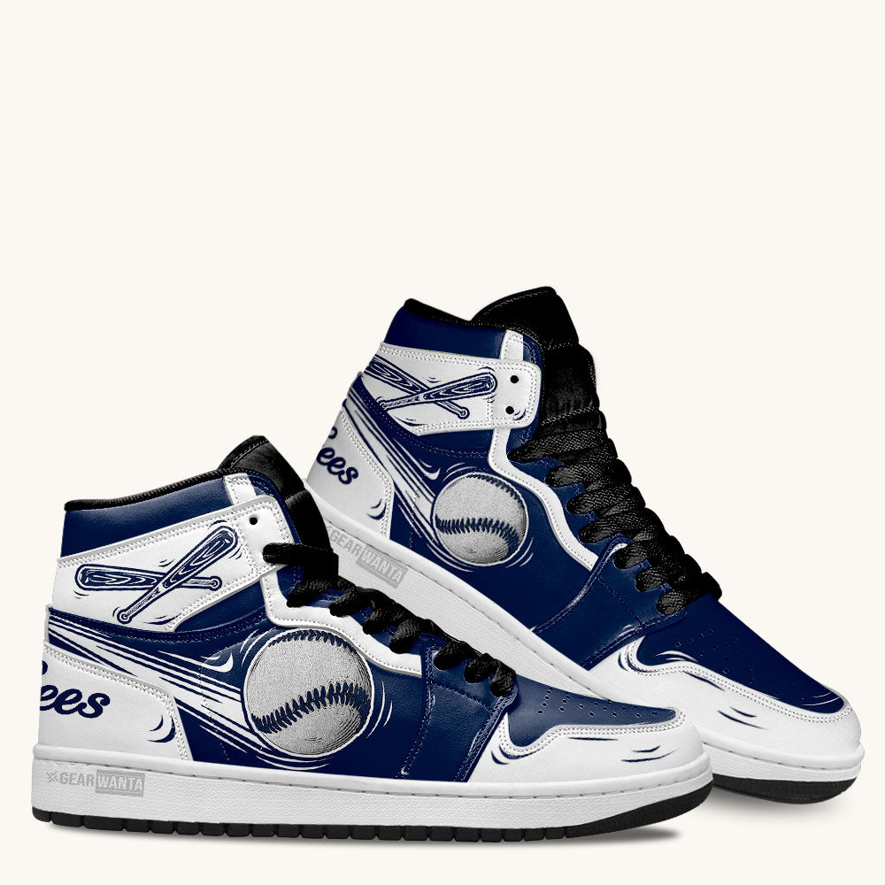 NY Yankees Sneakers Custom For Fans TT13-Gear Wanta