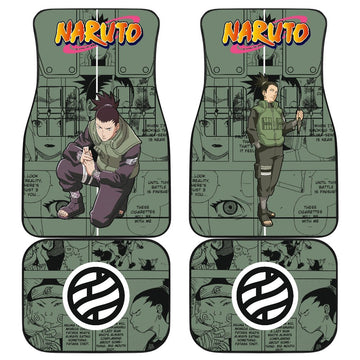 Nara Shikamaru Car Floor Mats NRT Anime Car Accessories Idea-Gear Wanta