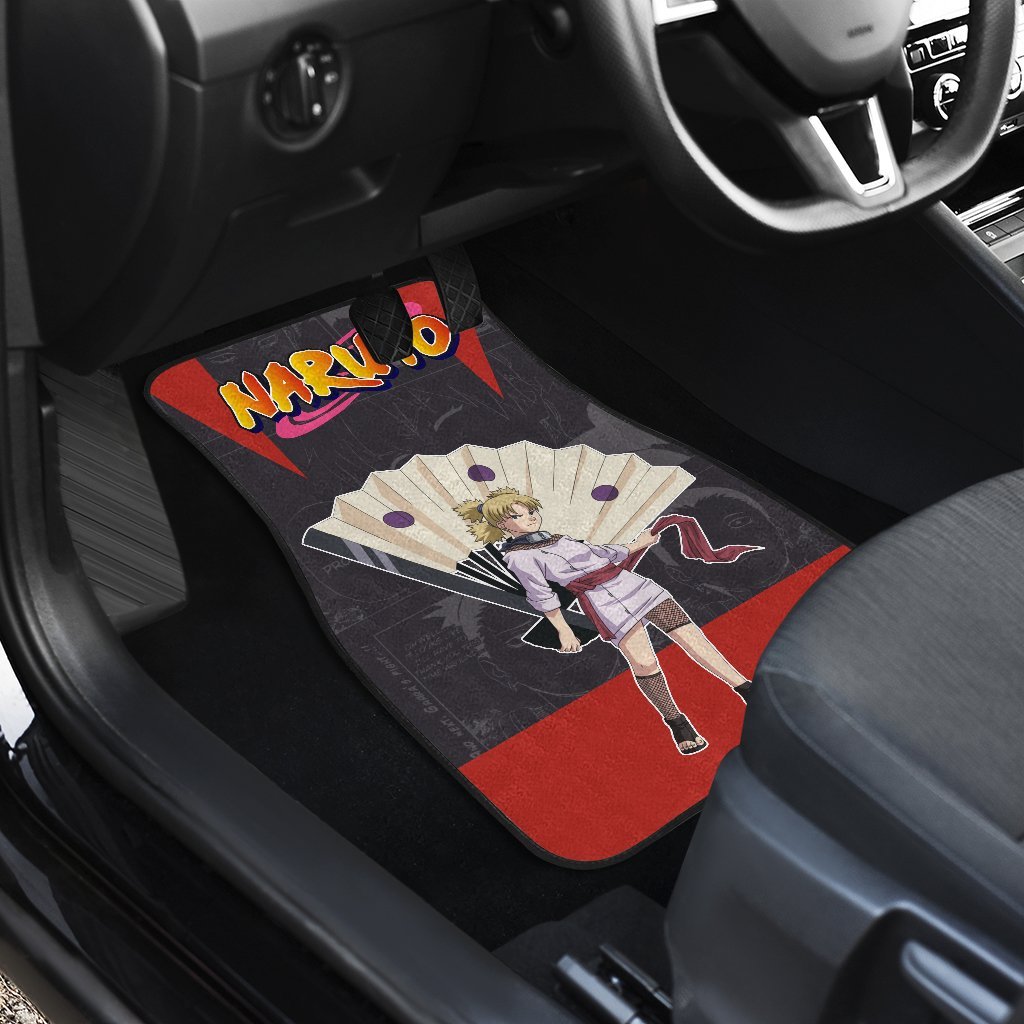 Nara Temari Car Floor Mats NRT Anime Car Accessories Idea-Gear Wanta