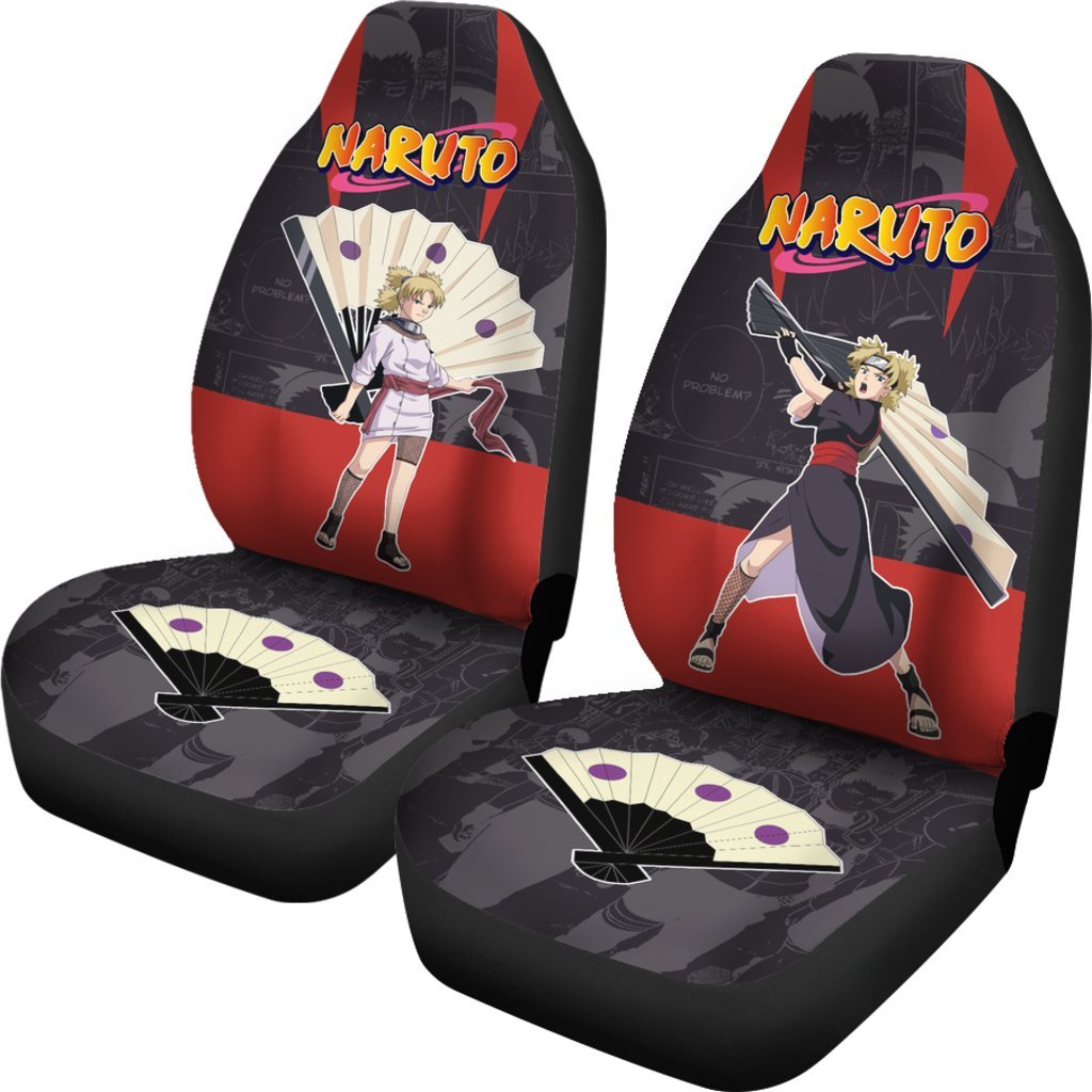 Nara Temari Car Seat Covers NRT Anime Car Accessories-Gear Wanta