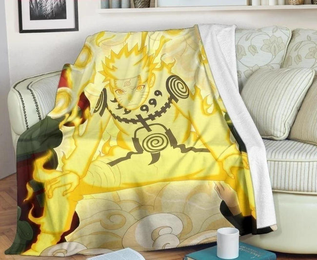 NRT Bijuu Fleece Blanket Custom Anime Home Decoration-Gear Wanta