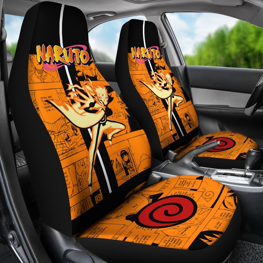 NRT Kurama Form Car Seat Covers Anime Fan-Gear Wanta