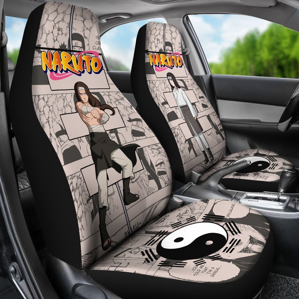 NRT Neji Hyuga Car Seat Covers Anime Fan-Gear Wanta