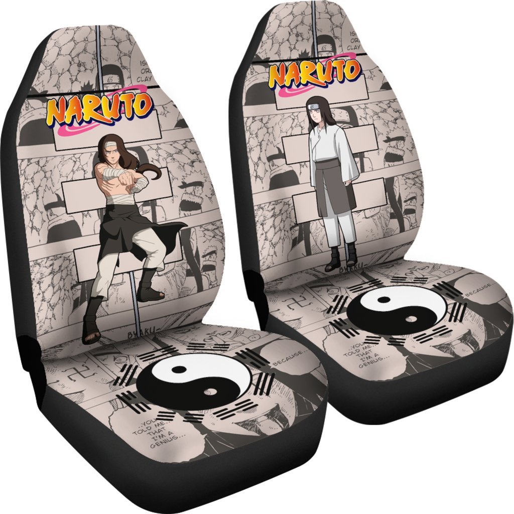 NRT Neji Hyuga Car Seat Covers Anime Fan-Gear Wanta