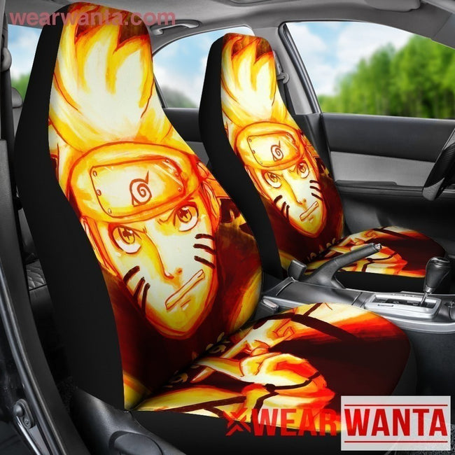 NRT Ninjutsu Yellow Anime Car Seat Covers NH06-Gear Wanta