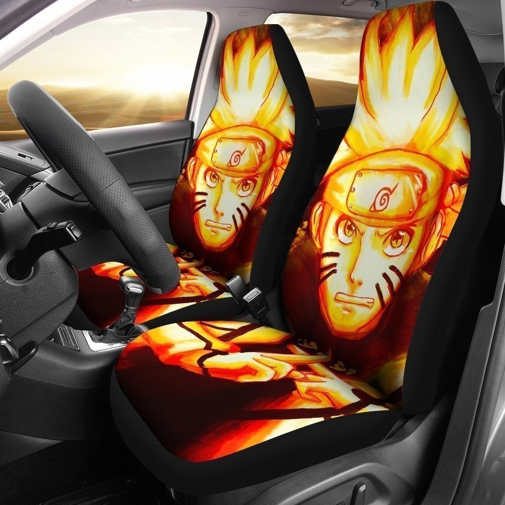 NRT Ninjutsu Yellow Anime Car Seat Covers NH06-Gear Wanta