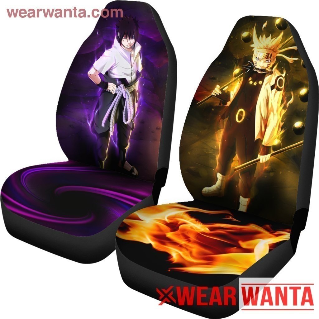 NRT & Sasuke Anime Car Seat Covers NH06-Gear Wanta