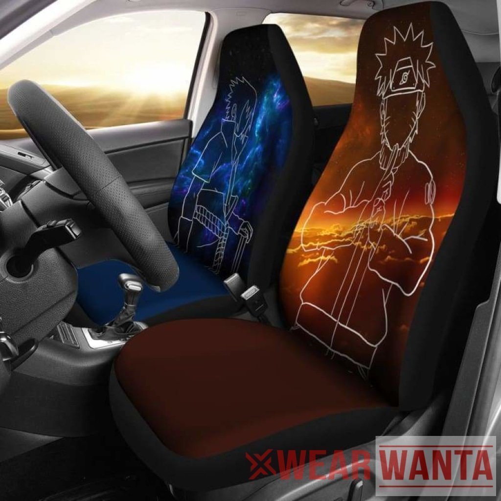 NRT Sasuke Car Seat Covers Custom Anime Car Accessories NH1911-Gear Wanta