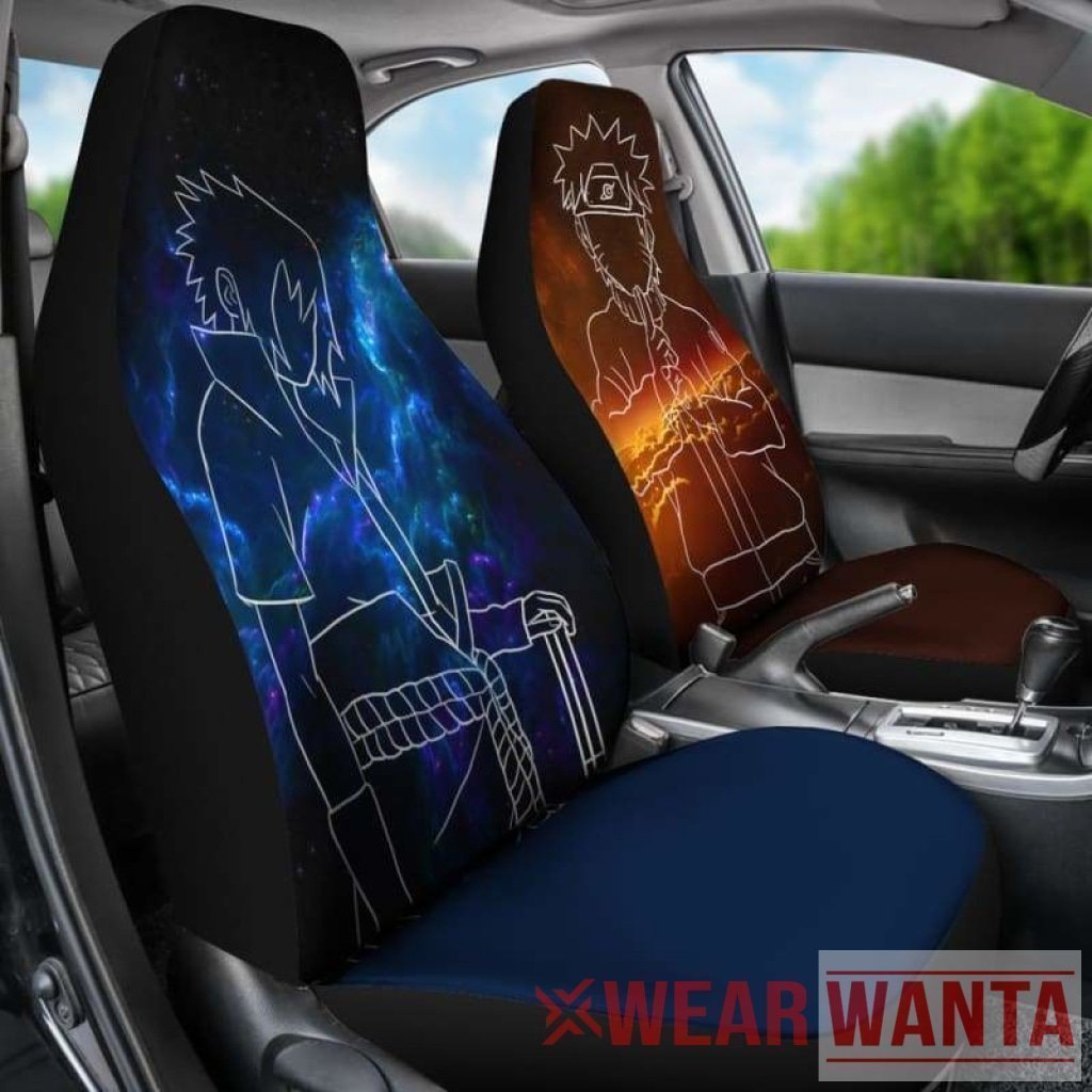 NRT Sasuke Car Seat Covers Custom Anime Car Accessories NH1911-Gear Wanta