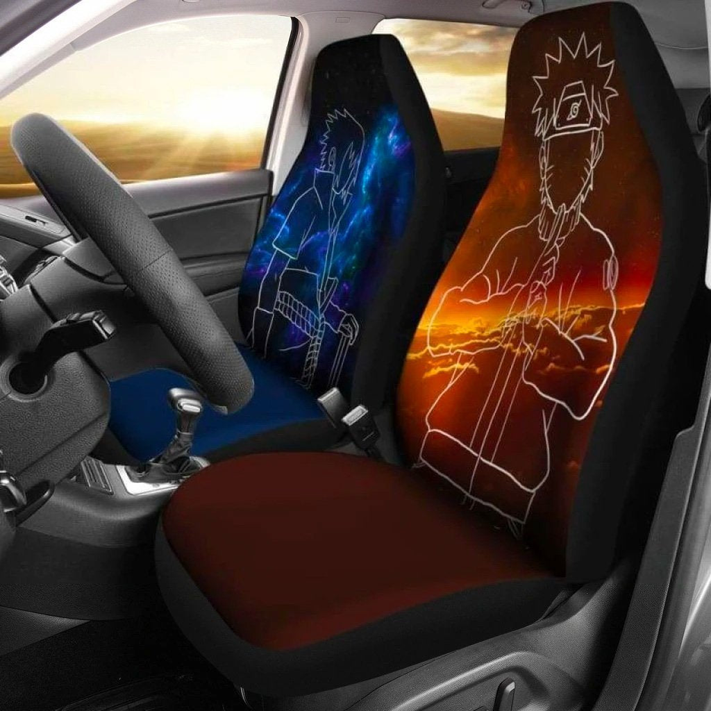 NRT Sasuke Car Seat Covers Custom Anime Car Accessories NH1911-Gear Wanta