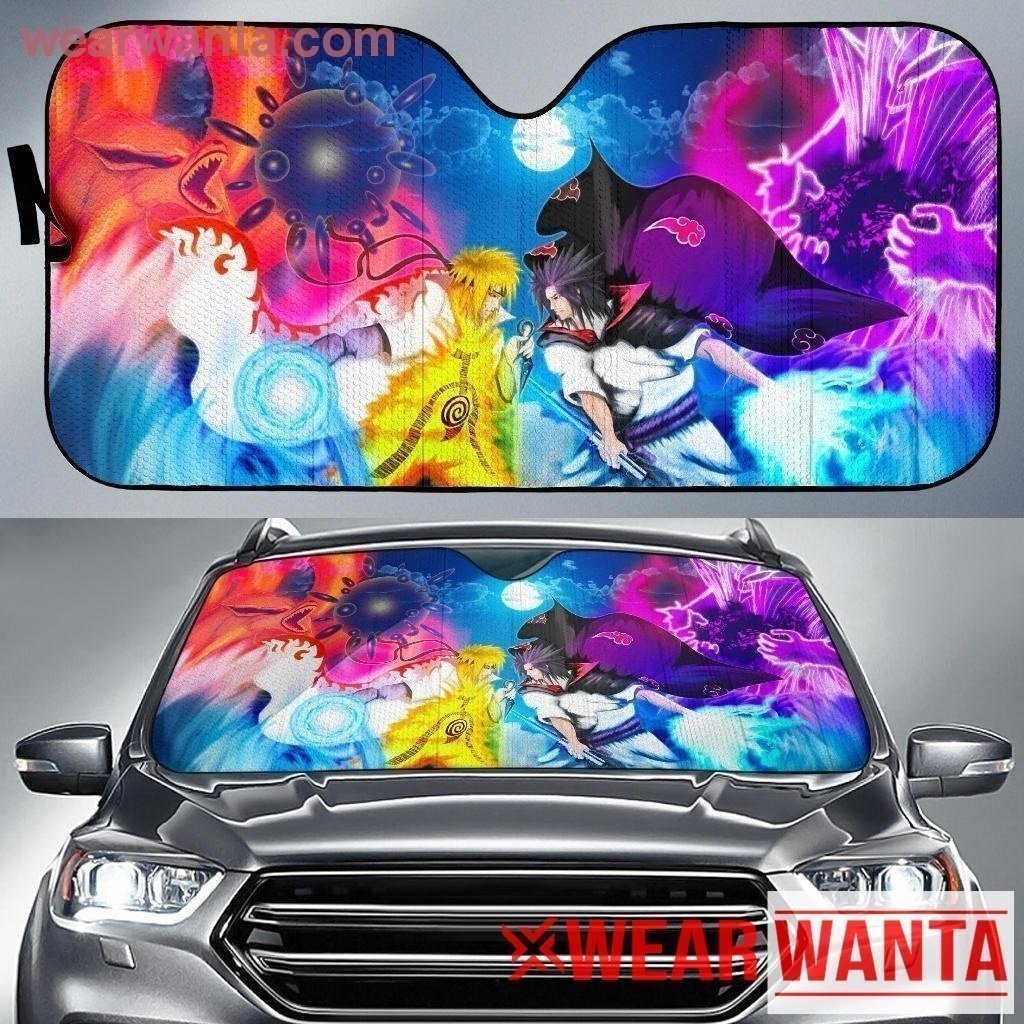 NRT vs Sasuke Anime Car Sun Shade NH06-Gear Wanta