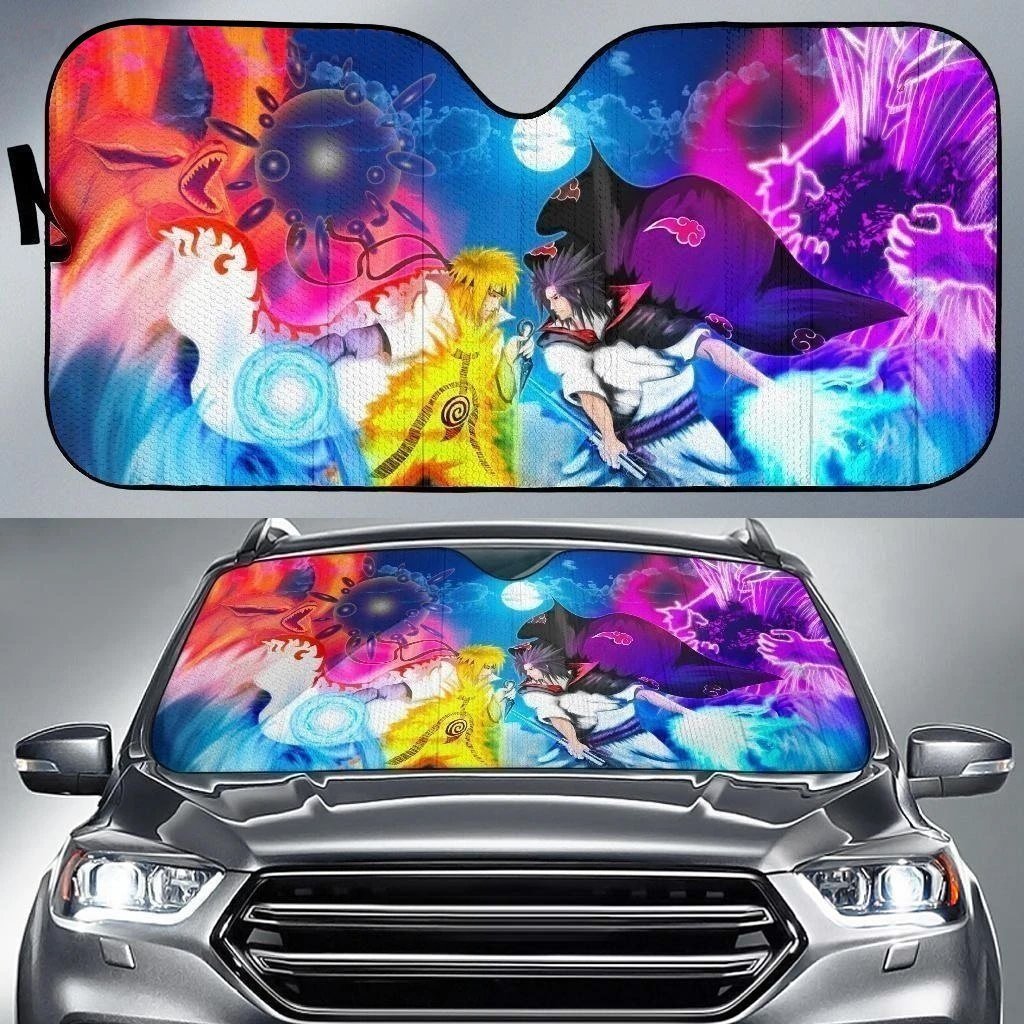 NRT vs Sasuke Anime Car Sun Shade NH06-Gear Wanta