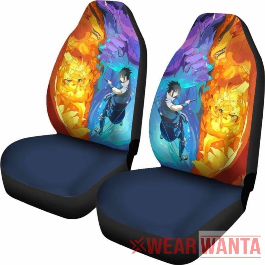 NRT vs Sasuke Car Seat Covers Anime Custom NH1911-Gear Wanta