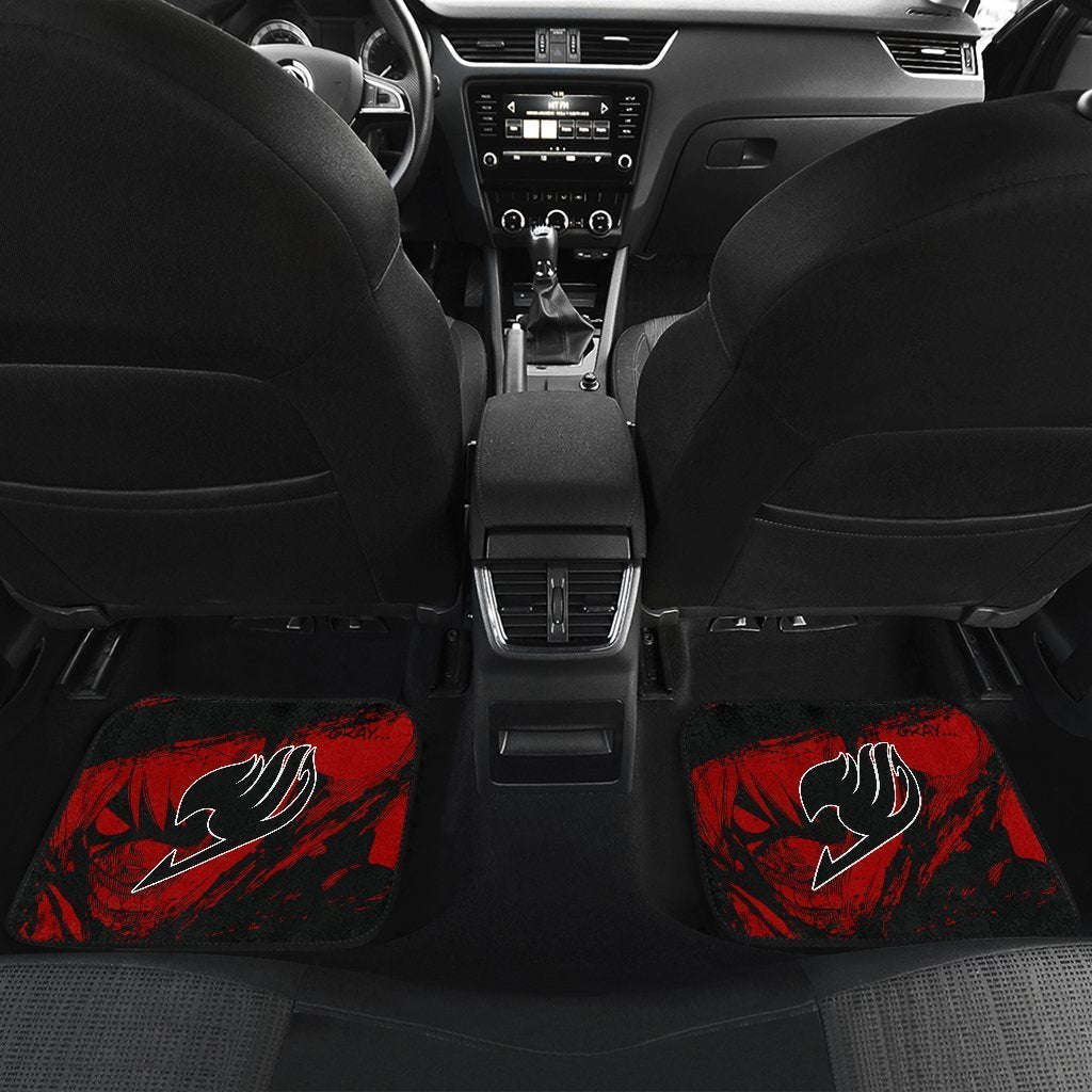 Natsu Dragneel Fairy Tail Car Floor Mats Anime Gift Love Red Color-Gear Wanta