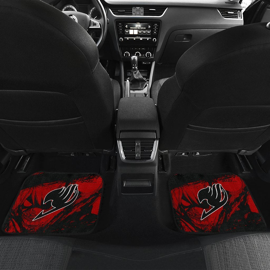 Natsu Dragneel Fairy Tail Car Floor Mats Anime Gift For Quotes Fan-Gear Wanta