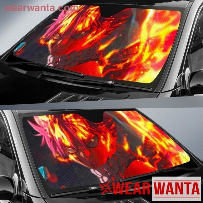 Natsu Dragneel Power Anime Car Sun Shade NH06-Gear Wanta