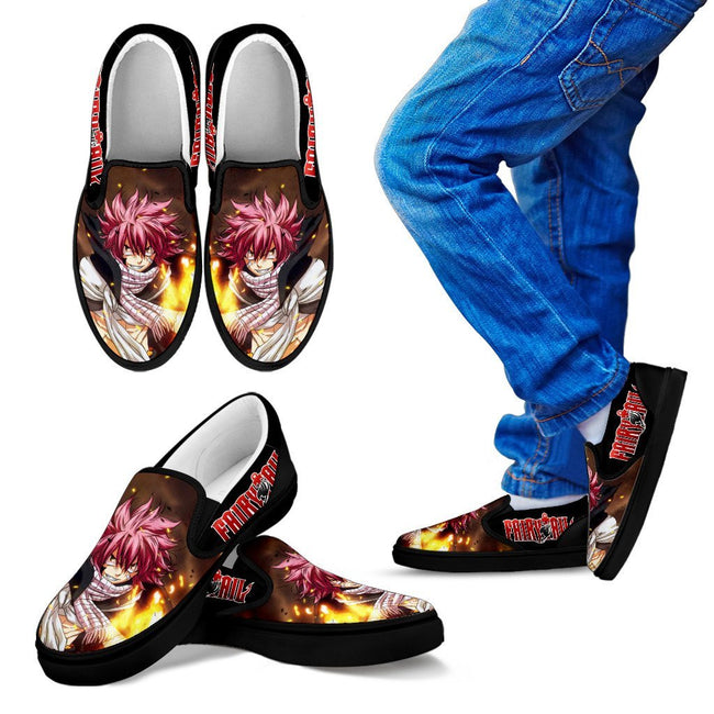 Natsu Dragneel Slip On Shoes Cute Fairy Tail Fan Gift PT04-Gear Wanta
