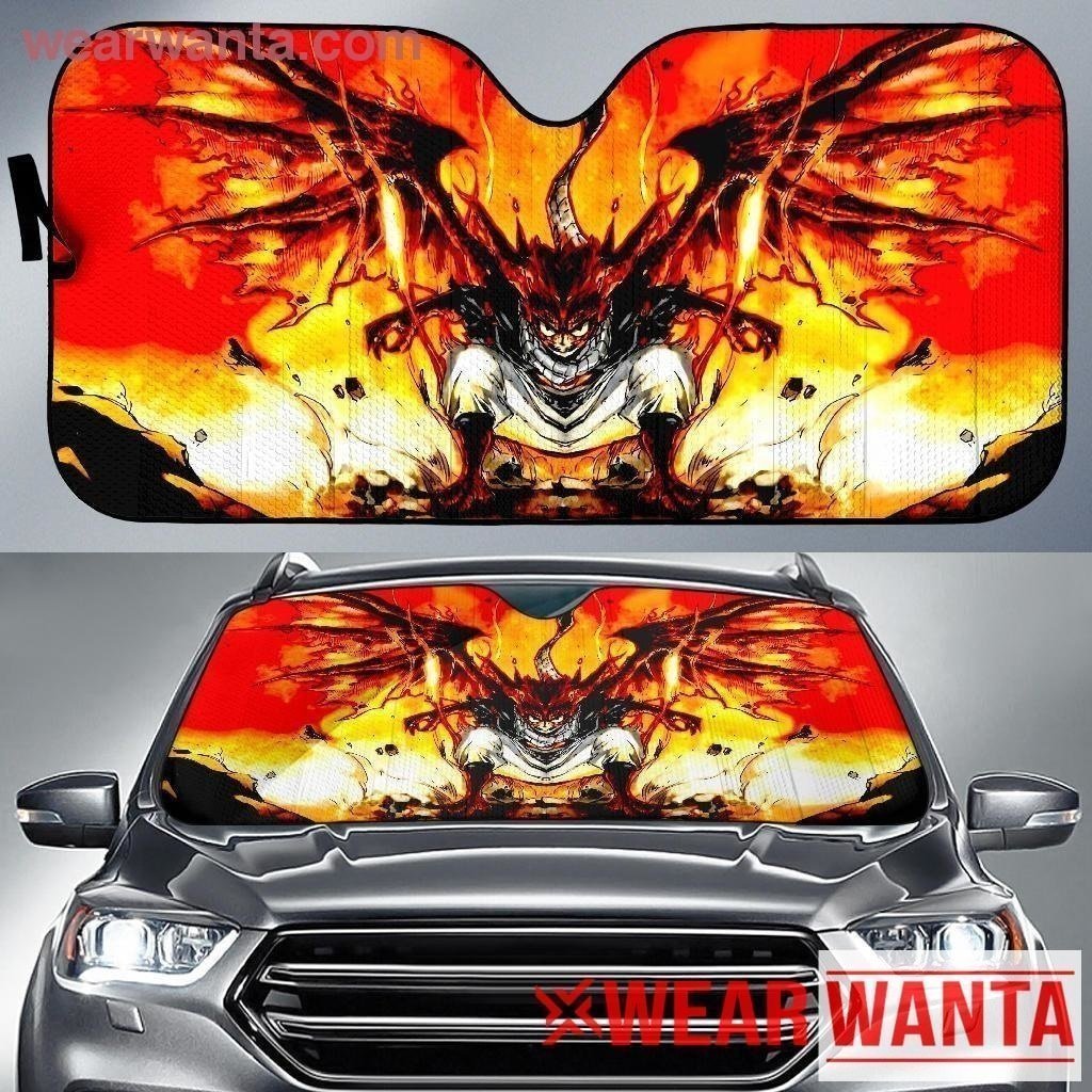 Natsu Dragneel Transform Anime Car Sun Shade NH06-Gear Wanta