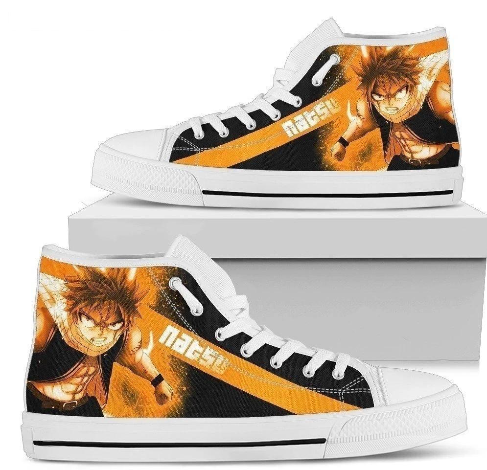 Natsu Fairy Tail Anime High Top Shoes Custom NH10-Gear Wanta