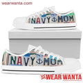 Navy Mom Women's Sneakers Style Gift For Mom NH08-Gear Wanta