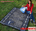 Navy Soldier Veteran To My Dad Quilt Blanket Dad Gift-Gear Wanta