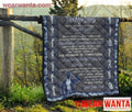 Navy Soldier Veteran To My Dad Quilt Blanket Dad Gift-Gear Wanta