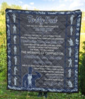 Navy Soldier Veteran To My Dad Quilt Blanket Dad Gift-Gear Wanta