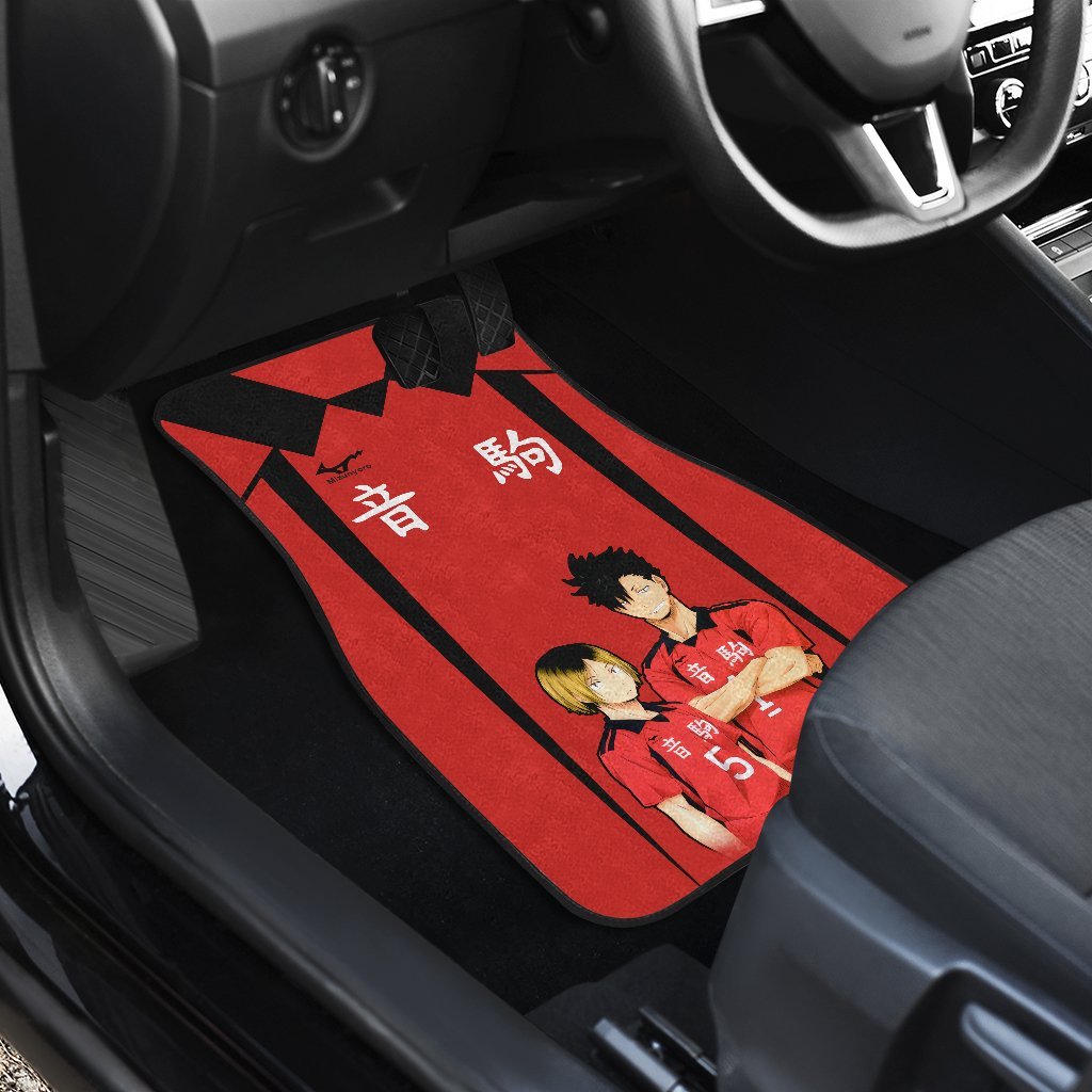 Nekoma High Haikyuu!! Uniform Style Car Floor Mats Gift Anime-Gear Wanta