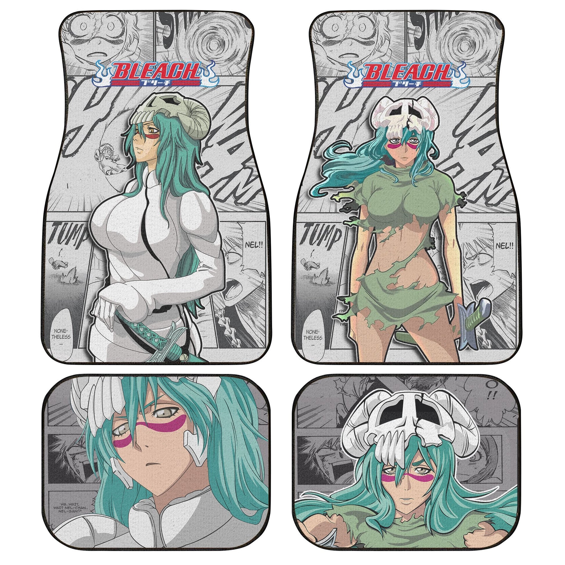 Nelliel Tu Odelschwanck Car Floor Mats Custom Bleach Manga Mix Anime Car Accessories-Gear Wanta