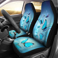 Neon Blue Butterfly Car Seat Covers LT04-Gear Wanta